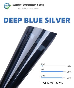 Architectural film - Deep-Blue-Silver