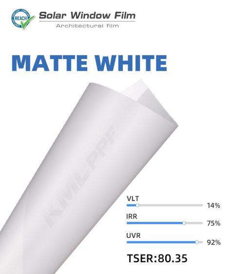 Architectural film - Matte-white