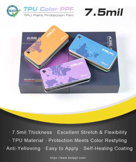 TPU Color Change Film – 7.5mil Premium Wrap