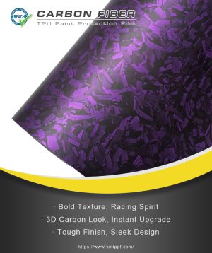 TPU Flower Carbon Fiber Purple