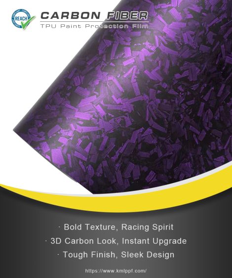 TPU Flower Carbon Fiber Purple